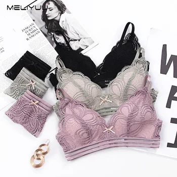 Sexy Lingerie Set Thin Padded Bras For Women Floral Lace Brassiere Nylon Translucent Shoulder Strap Wireless Push up Bra Set BH
Sexy Lingerie Set Thin Padded Bras For Women Floral Lace Brassiere Nylon Translucent Shoulder Strap Wireless Push up Bra Set BH