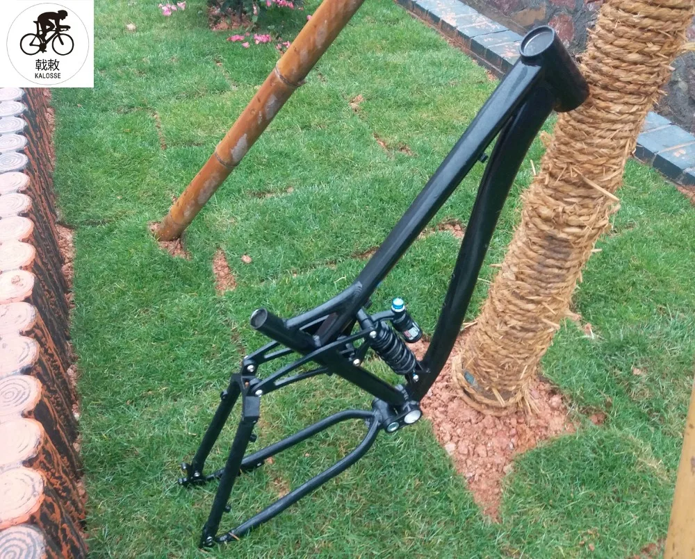 Kalosse 190mm travel Aluminum alloy Mountain frame Soft-tail Mountain bicycle frame MTB frame 26er bicycle frame
Kalosse 190mm travel Aluminum alloy Mountain frame Soft-tail Mountain bicycle frame MTB frame 26er bicycle frame