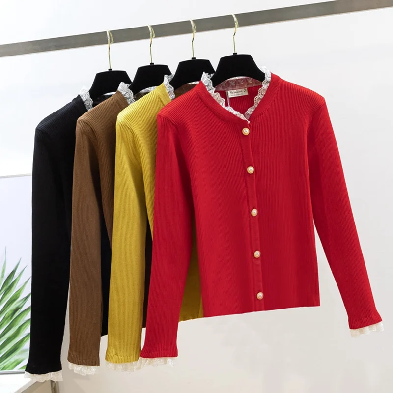 GIGOGOU Women Cardigan Sweater 2019 Spring Autumn V Neck Sweet Girl Jacket Lacing Patchwork Open Cardigans Cute cardigan femini
GIGOGOU Women Cardigan Sweater 2019 Spring Autumn V Neck Sweet Girl Jacket Lacing Patchwork Open Cardigans Cute cardigan femini