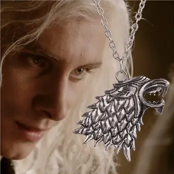 The Song Of Ice And Fire The Game of Thrones Black Stark Dire Wolf Pendant Necklace Men's Chain Necklace Wholesale 20pcs/lot
The Song Of Ice And Fire The Game of Thrones Black Stark Dire Wolf Pendant Necklace Men's Chain Necklace Wholesale 20pcs/lot