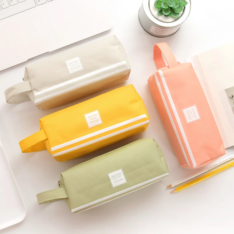 Pencil Bag Large Capacity Double Pocket Canvas Simple Pen Case Carry Bag Stationery Storage Pouch for Student School Supplies
Pencil Bag Large Capacity Double Pocket Canvas Simple Pen Case Carry Bag Stationery Storage Pouch for Student School Supplies