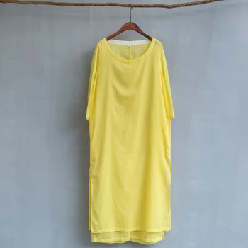 Women Half Sleeve Loose Maxi Dress 2017 Summer Fresh and Cool Solid Color Double Layers Slit Hem Long Dresses
Women Half Sleeve Loose Maxi Dress 2017 Summer Fresh and Cool Solid Color Double Layers Slit Hem Long Dresses