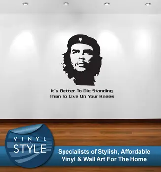 Q043 ITS BETTER TO DIE STANDING CHE GUEVARA QUOTE STICKER WALL ART FREE SHIPPING
Q043 ITS BETTER TO DIE STANDING CHE GUEVARA QUOTE STICKER WALL ART FREE SHIPPING