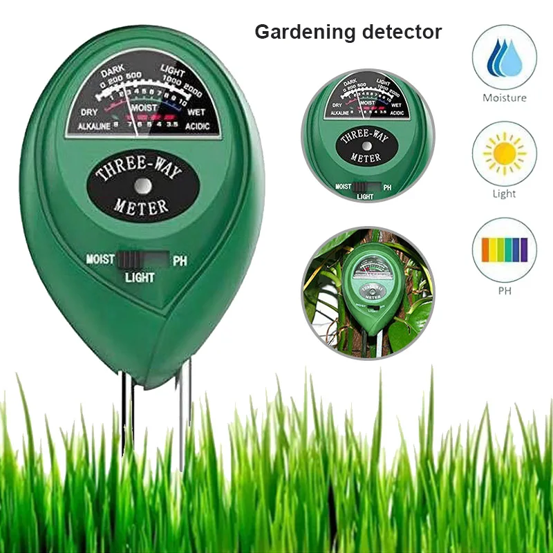 Newly 3 in 1 Moisture Light PH Meter Plant Flowers Garden Soil Analyzer Tester Tool DAG-ship
Newly 3 in 1 Moisture Light PH Meter Plant Flowers Garden Soil Analyzer Tester Tool DAG-ship