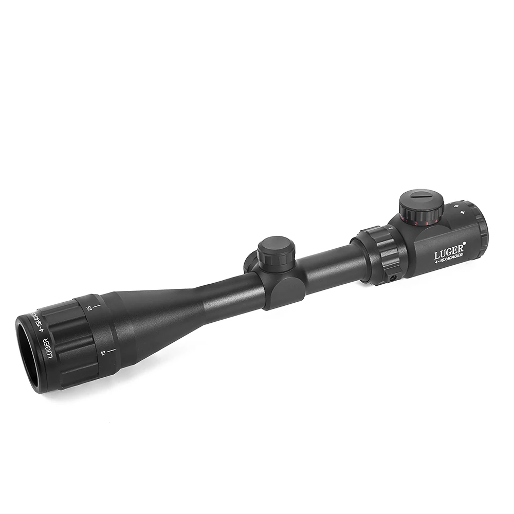 Hunting Riflescope 4-16X40 Air Rifle Scope Gun hunting Optic Collimator Illumination Adjustable Night Vision Scope Long Range
Hunting Riflescope 4-16X40 Air Rifle Scope Gun hunting Optic Collimator Illumination Adjustable Night Vision Scope Long Range