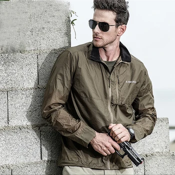 Lightweight Military Skin Jacket Men Waterproof Army Tactical Jacket Summer Sun-proof Camouflage Windbreaker Coat
Lightweight Military Skin Jacket Men Waterproof Army Tactical Jacket Summer Sun-proof Camouflage Windbreaker Coat