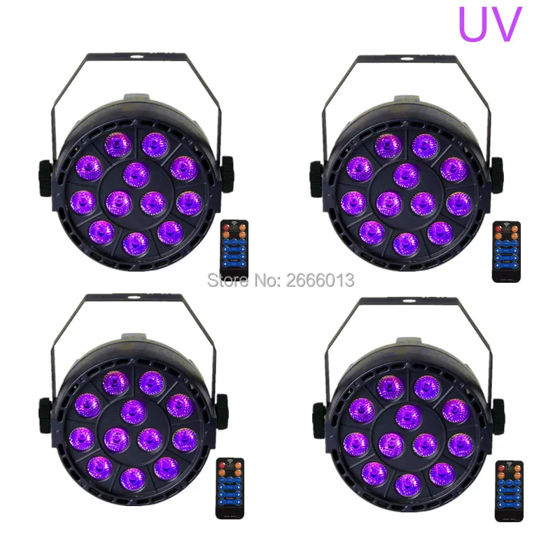 4pcs/lot With Remote Control 36W UV LED Stage Light Ultraviolet LED Par Light UV Purple LED Lamp For Disco Nightclub Home Party
4pcs/lot With Remote Control 36W UV LED Stage Light Ultraviolet LED Par Light UV Purple LED Lamp For Disco Nightclub Home Party