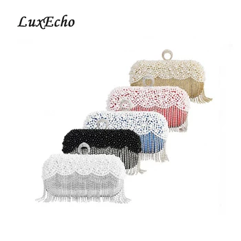 2019 New style banquet lady Bao holds evening dress bag pearl tassel bag banquet bag
2019 New style banquet lady Bao holds evening dress bag pearl tassel bag banquet bag