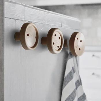 collalily Nordic Round wood Modern Design Wall clothes Robe Hook Coat Racks for corridor Hook Rails Decor Japanese American
collalily Nordic Round wood Modern Design Wall clothes Robe Hook Coat Racks for corridor Hook Rails Decor Japanese American