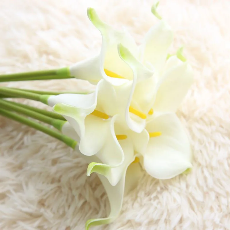 2pcs/lot Real Touch Artificial Flowers Wedding Decorative Flowers Calla Lily Fake Flowers Wedding Party Decoration Accessories
2pcs/lot Real Touch Artificial Flowers Wedding Decorative Flowers Calla Lily Fake Flowers Wedding Party Decoration Accessories