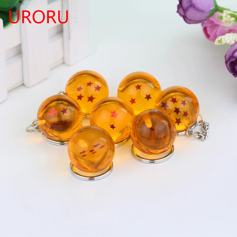 URORU Anime Goku Dragon Ball Super Keychain 3D 1-7 Stars Cosplay Ball Key chain Collection Toy Gift key Ring 2.7CM & 17g
URORU Anime Goku Dragon Ball Super Keychain 3D 1-7 Stars Cosplay Ball Key chain Collection Toy Gift key Ring 2.7CM & 17g