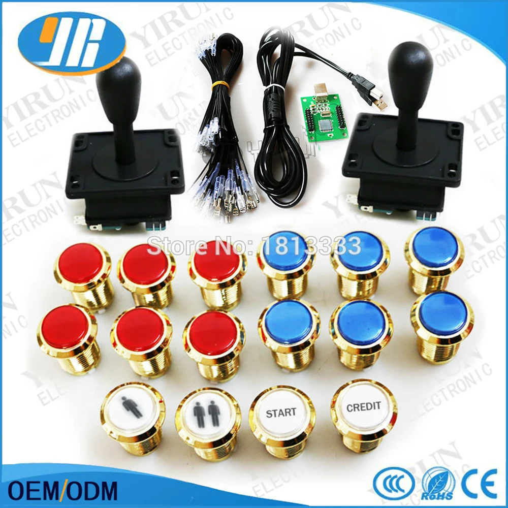 Набор «сделай сам» для аркадных игр USB-Mame, для ПК, контроллер PS/3, стиль HAPP, джойстик, светодиодный, набор для 2 игроков
Набор «сделай сам» для аркадных игр USB-Mame, для ПК, контроллер PS/3, стиль HAPP, джойстик, светодиодный, набор для 2 игроков