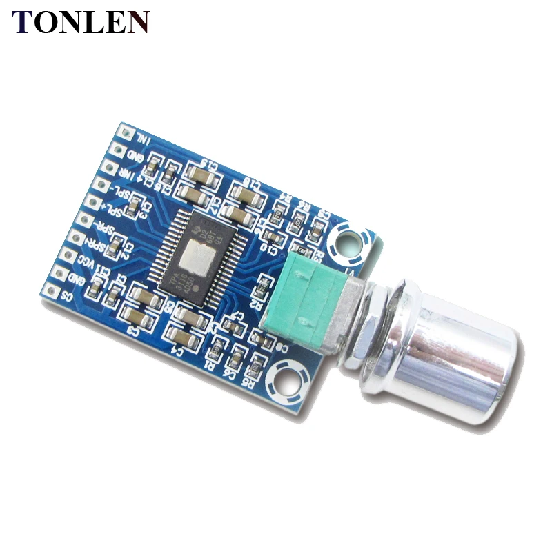 TONLEN XH-M564 High power Mini Digital Power Amplifier Board TPA3116D2 Chip Double 50W DC12-24V DIY Power Amplifiers Module
TONLEN XH-M564 High power Mini Digital Power Amplifier Board TPA3116D2 Chip Double 50W DC12-24V DIY Power Amplifiers Module