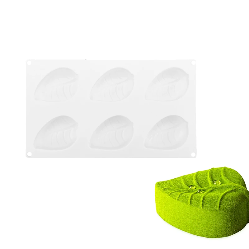 DINIWELL 6 Cavity 3D Leaf Silicone Cake Baking Mold For Kitchen Pudding Pan Ice Chocolate Mousse Desserts Mould Decorating Tools
DINIWELL 6 Cavity 3D Leaf Silicone Cake Baking Mold For Kitchen Pudding Pan Ice Chocolate Mousse Desserts Mould Decorating Tools