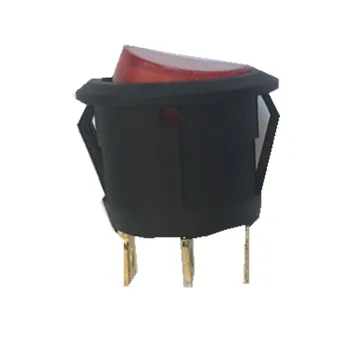 Wholesale Rocker Switch SPST 125V Panel Mount round rocker switch 3pins through hole 6-10A AC125-250V,200pcs/lot
Wholesale Rocker Switch SPST 125V Panel Mount round rocker switch 3pins through hole 6-10A AC125-250V,200pcs/lot