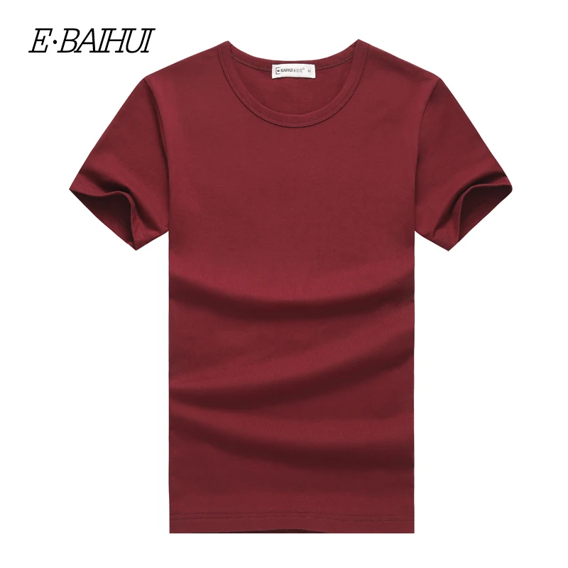 E-BAIHUI t shirt men brand clothing summer style solid t-shirt male casual tshirt new fashion mens tops tees men t-shirts T009
E-BAIHUI t shirt men brand clothing summer style solid t-shirt male casual tshirt new fashion mens tops tees men t-shirts T009