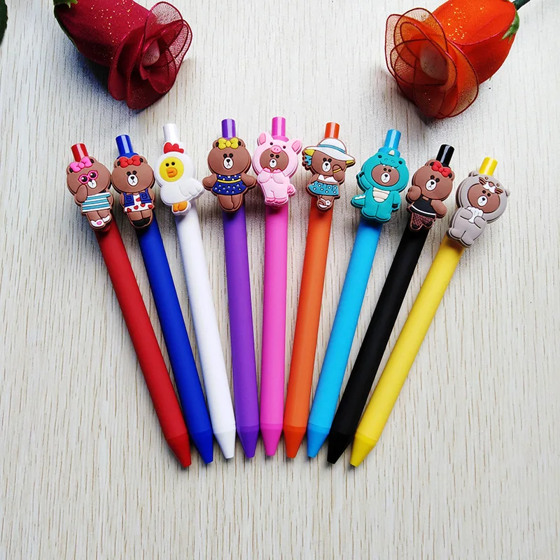 9pcs /lot 0.5mm black ink candy colors cartoon animal colorful write pen cute Office Korean stationery Student gift pen
9pcs /lot 0.5mm black ink candy colors cartoon animal colorful write pen cute Office Korean stationery Student gift pen
