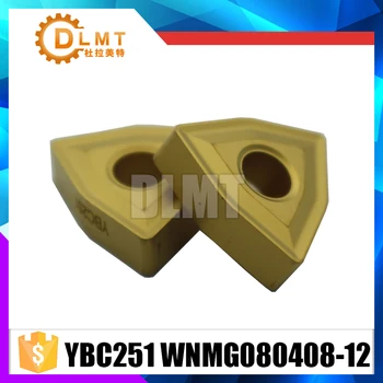 10PC/SET WNMG080408-12 YBC251 Turning tip for Steel Tungsten Carbide Insert Turning Blades 
10PC/SET WNMG080408-12 YBC251 Turning tip for Steel Tungsten Carbide Insert Turning Blades