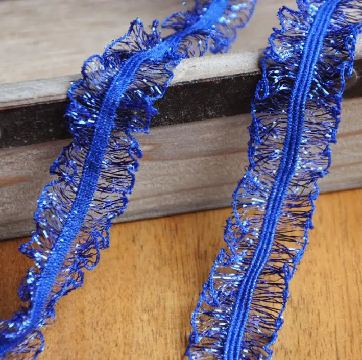 Cheap Price 5 Meters Royal Blue Color Ruffled Bilateral Lace Ribbon Organza Elastic Stretch Lace Trim 2.5cm Width
Cheap Price 5 Meters Royal Blue Color Ruffled Bilateral Lace Ribbon Organza Elastic Stretch Lace Trim 2.5cm Width