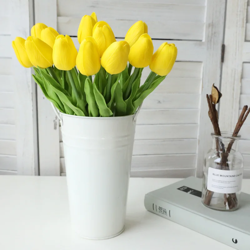 10 Pcs Beauty Real Touch Flowers Latex Tulips Flower Artificial Bouquet Fake Flower Bridal Bouquet Decorate Flowers for Wedding
10 Pcs Beauty Real Touch Flowers Latex Tulips Flower Artificial Bouquet Fake Flower Bridal Bouquet Decorate Flowers for Wedding