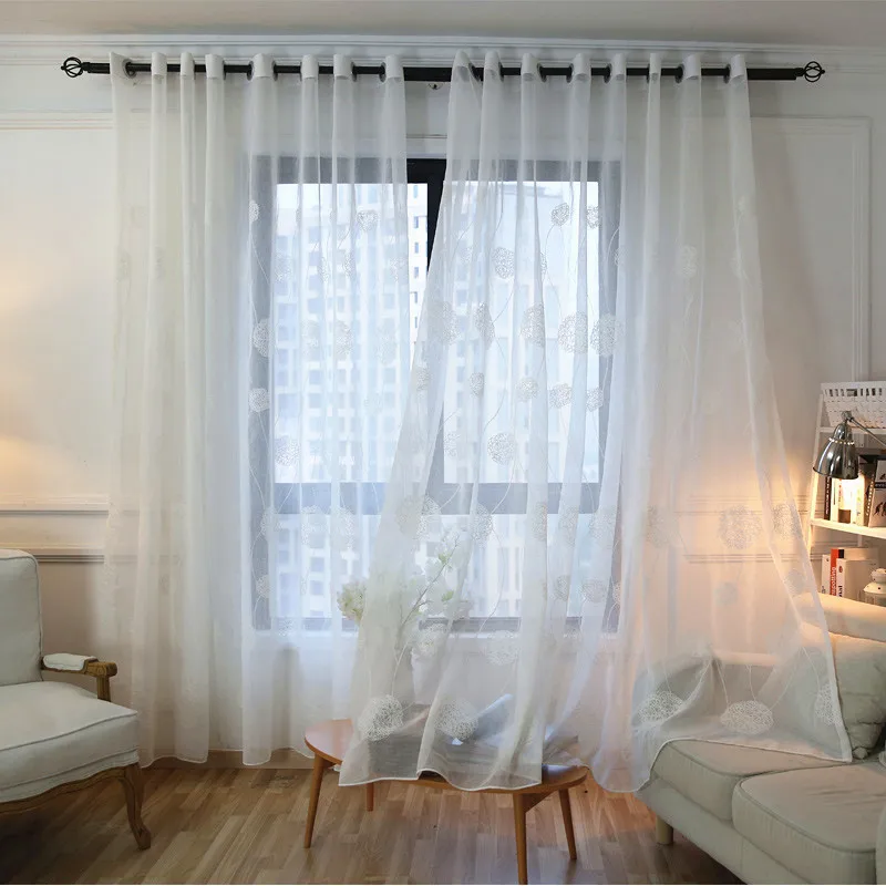 Byetee Embroidered Window Curtains for Living Room Door Curtain Kitchen Tulle Curtain Drapes Sheer Curtains
Byetee Embroidered Window Curtains for Living Room Door Curtain Kitchen Tulle Curtain Drapes Sheer Curtains