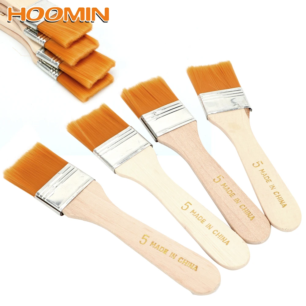 HOOMIN 4Pcs/Set Nylon Oil Paint Brush Watercolor Paint Drawing Hair Painting Brush Wood Handles Art Supplies
HOOMIN 4Pcs/Set Nylon Oil Paint Brush Watercolor Paint Drawing Hair Painting Brush Wood Handles Art Supplies