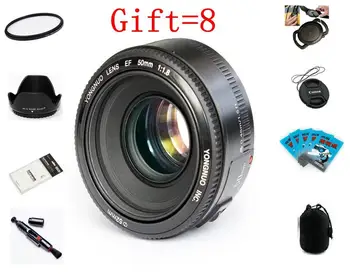 YONGNUO Lens YN50mm f1.8 YN EF 50mm f/1.8 AF Lens YN50 Aperture Auto Focus for Canon EOS 60D 70D 5D2 5D3 600d Canon DSLR Cameras
YONGNUO Lens YN50mm f1.8 YN EF 50mm f/1.8 AF Lens YN50 Aperture Auto Focus for Canon EOS 60D 70D 5D2 5D3 600d Canon DSLR Cameras