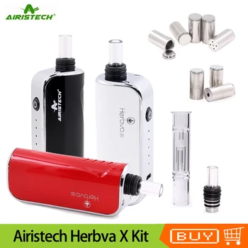 Original Dry Herb Vaporizer Airistech Herbva X Kit Ceramic Chamber Vaporizer Vape Pen With Glass Bubbler For Herb Wax Oil
Original Dry Herb Vaporizer Airistech Herbva X Kit Ceramic Chamber Vaporizer Vape Pen With Glass Bubbler For Herb Wax Oil