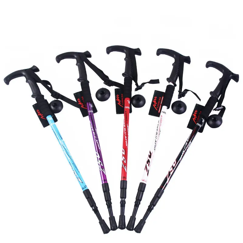 3 Section T Handle Telescopic Alpenstock Walking Stick 65/135cm 300g Aluminium Lightweight Trekking Poles for Mountain Climbing
3 Section T Handle Telescopic Alpenstock Walking Stick 65/135cm 300g Aluminium Lightweight Trekking Poles for Mountain Climbing