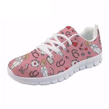 NOISYDESIGNS Women Shoes flat Sketch Medical Pink Print Casual Women's Sneakers Woman Super Lace-up Shoes for Female Ladies Shoe
NOISYDESIGNS Women Shoes flat Sketch Medical Pink Print Casual Women's Sneakers Woman Super Lace-up Shoes for Female Ladies Shoe