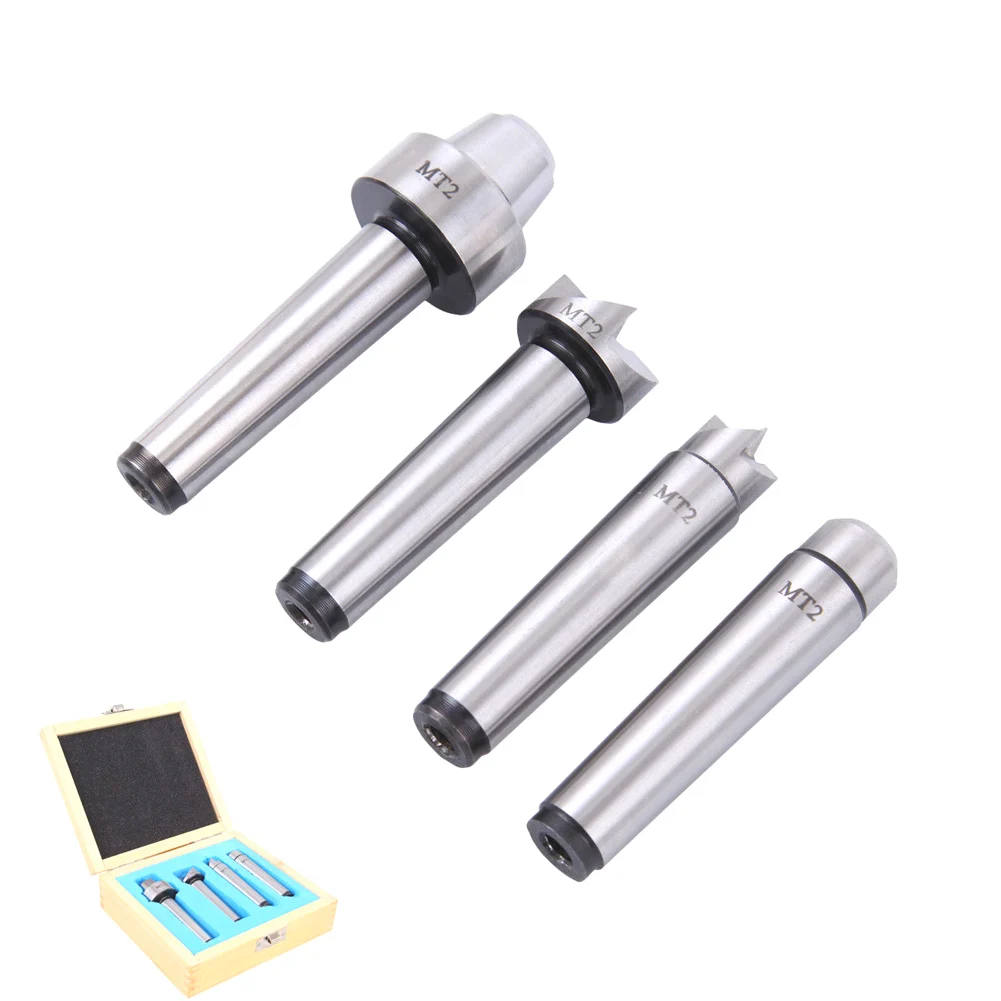 4 Pcs/Set MT2 Wood Lathe Live Center Drive Spur Cup Kit Arbor Case Wooden Turning Tools with Wooden Case -- WWO66
4 Pcs/Set MT2 Wood Lathe Live Center Drive Spur Cup Kit Arbor Case Wooden Turning Tools with Wooden Case -- WWO66
