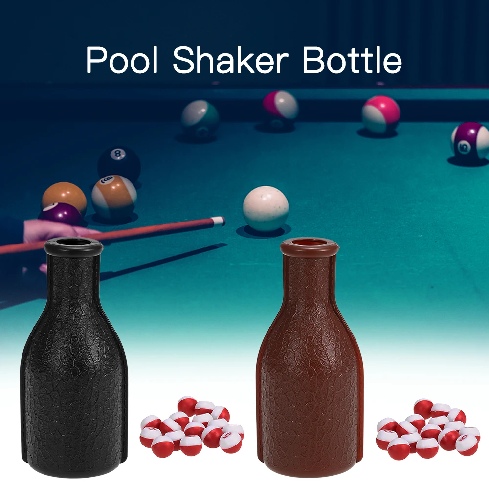 New Arrival Billiard Tally Bottle Plastic Pool Shaker Bottle Kelly Pill Pool Billiard Depot Bottle with 16 Numbered Peas
New Arrival Billiard Tally Bottle Plastic Pool Shaker Bottle Kelly Pill Pool Billiard Depot Bottle with 16 Numbered Peas
