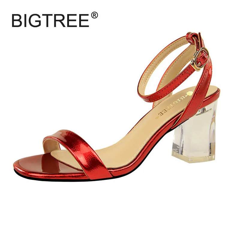 New Ankle Strap Rome Sandals For Women Fashion Clear Square Middle Height High Heels Ladies Sandals Size 34-40 Summer Shoes
New Ankle Strap Rome Sandals For Women Fashion Clear Square Middle Height High Heels Ladies Sandals Size 34-40 Summer Shoes
