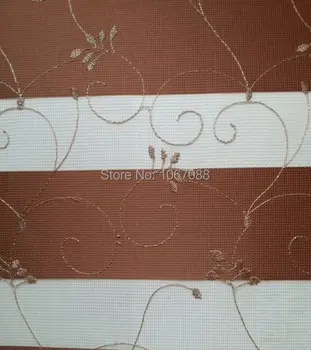 Translucent 100%Polyester Embroidered Roller Zebra Blinds Window Curtains for Living Room 31 in W* 48 in L 6 colors
Translucent 100%Polyester Embroidered Roller Zebra Blinds Window Curtains for Living Room 31 in W* 48 in L 6 colors