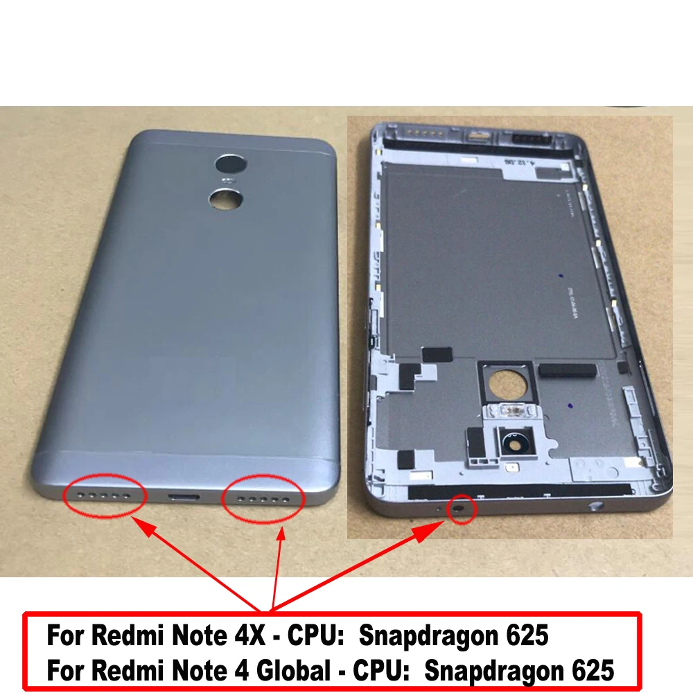 Redmi 4x Отличия