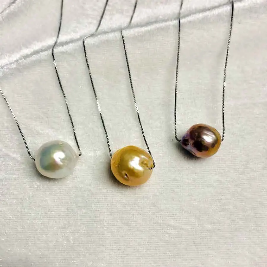 New arrival Baroque pearl jewelry fashion 925 sterling silver necklace for women 3 colors Lowest price
New arrival Baroque pearl jewelry fashion 925 sterling silver necklace for women 3 colors Lowest price