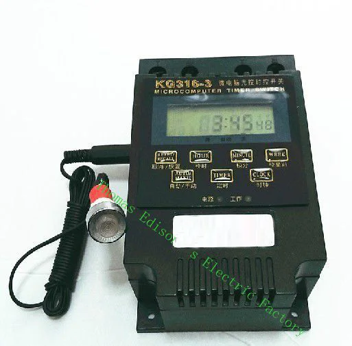 Multi function control light control switch KG316-3 microcomputer controlled KG316-3 timer switch
Multi function control light control switch KG316-3 microcomputer controlled KG316-3 timer switch