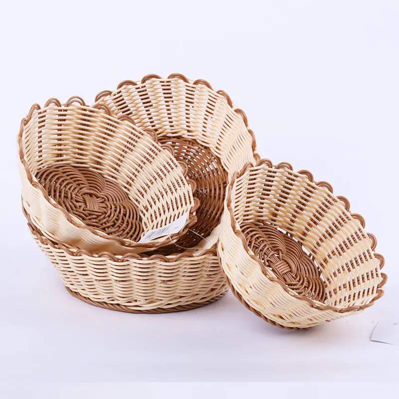 Hand-Woven Rattan Fruit Vegetables Basket Food Snack Storage Organizer Basket For Home Kitchen Living Room Table Gadgets 4 Sizes
Hand-Woven Rattan Fruit Vegetables Basket Food Snack Storage Organizer Basket For Home Kitchen Living Room Table Gadgets 4 Sizes