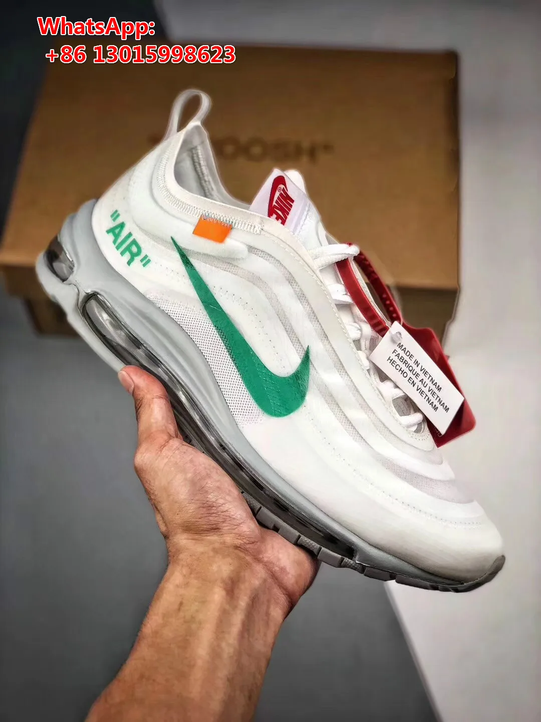 2018 FASHION Off High Quality Athletic Grey White OG QS 97 Running Shoes Maxes Outdoor Sneaker
2018 FASHION Off High Quality Athletic Grey White OG QS 97 Running Shoes Maxes Outdoor Sneaker