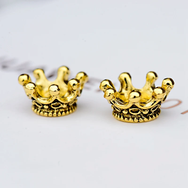 10pcs/lot Fashion Gold Silver Queen King Crown Alloy Beads For Jewelry Making Loose Spacer Bead Pendant Findings Accessories
10pcs/lot Fashion Gold Silver Queen King Crown Alloy Beads For Jewelry Making Loose Spacer Bead Pendant Findings Accessories