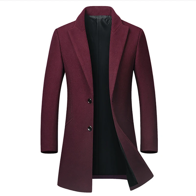 Autumn and winter youth business ties tie pocket single-breasted woolen slim windbreaker long men's jacket free shipping
Autumn and winter youth business ties tie pocket single-breasted woolen slim windbreaker long men's jacket free shipping