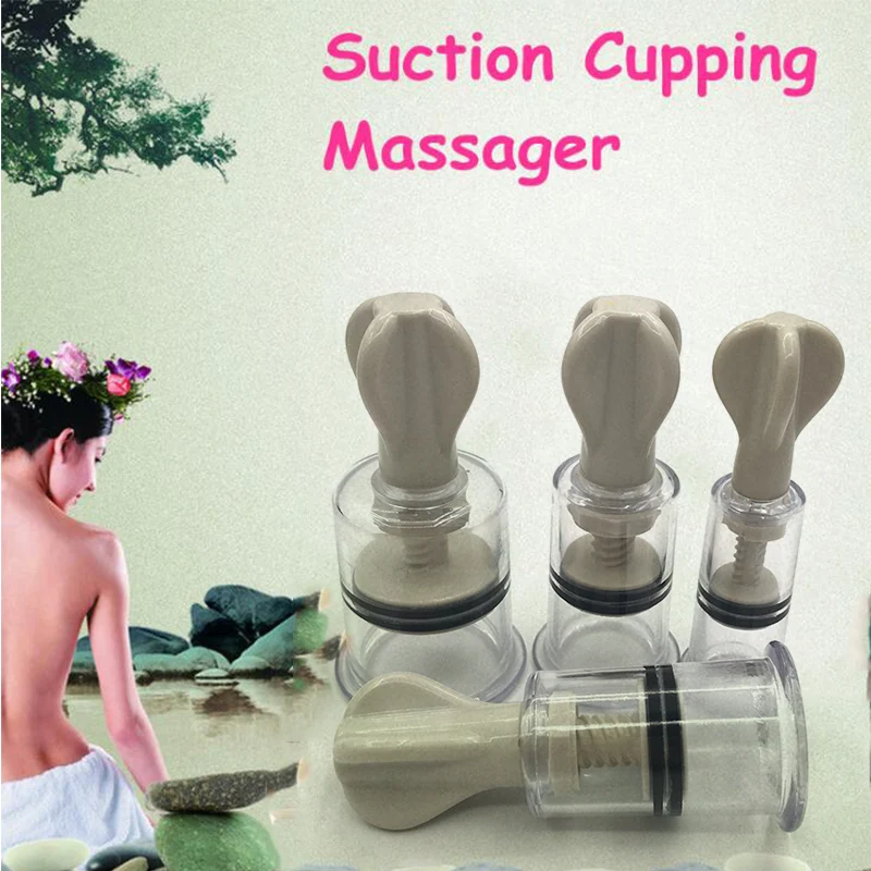 

Vacuum Suction Family Body Therapy Massage Nipple Enhancer Anti Cellulite Vacuum Silicone Cupping Face Lift Face Slimming Tool