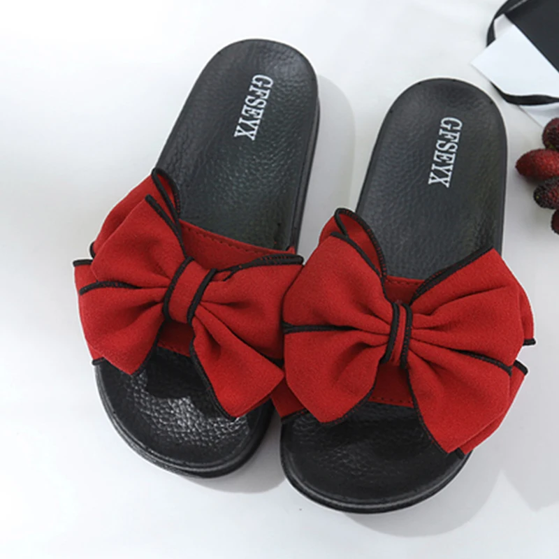 Women Bow Summer Sandals Slipper Indoor Outdoor Flip-flops Beach Shoes New Fashion Female Casual flower Slipper chanclas mujer
Women Bow Summer Sandals Slipper Indoor Outdoor Flip-flops Beach Shoes New Fashion Female Casual flower Slipper chanclas mujer