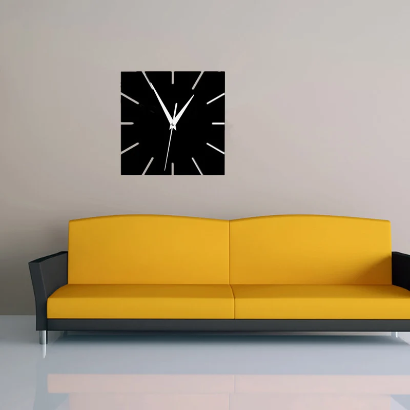 hot acrylic mirror wall clock modern design clocks reloj de pared watch living room europe style square design wall sticker
hot acrylic mirror wall clock modern design clocks reloj de pared watch living room europe style square design wall sticker