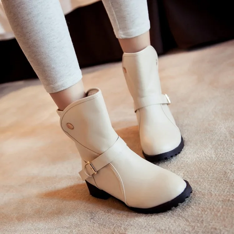 Big size 34-43 New Round Toe Buckle Boots for Women Tie Ankle Boots Heels Fashion warm Winter Spring Autumn Casual Shoes B21
Big size 34-43 New Round Toe Buckle Boots for Women Tie Ankle Boots Heels Fashion warm Winter Spring Autumn Casual Shoes B21