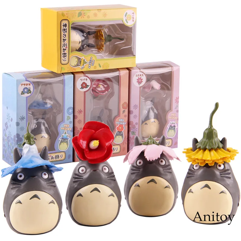 My Neighbor Totoro Season Flower Ver. PVC Totoro Figure Set Studio Ghibli Figure Action Collectible Model Toy 4pcs/set
My Neighbor Totoro Season Flower Ver. PVC Totoro Figure Set Studio Ghibli Figure Action Collectible Model Toy 4pcs/set