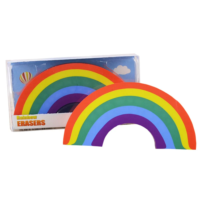 1 Pcs Kawaii Rainbow Rubber Eraser Lovely Pencil Erasers for Kids Gift Novelty Item School Supplies Student
1 Pcs Kawaii Rainbow Rubber Eraser Lovely Pencil Erasers for Kids Gift Novelty Item School Supplies Student