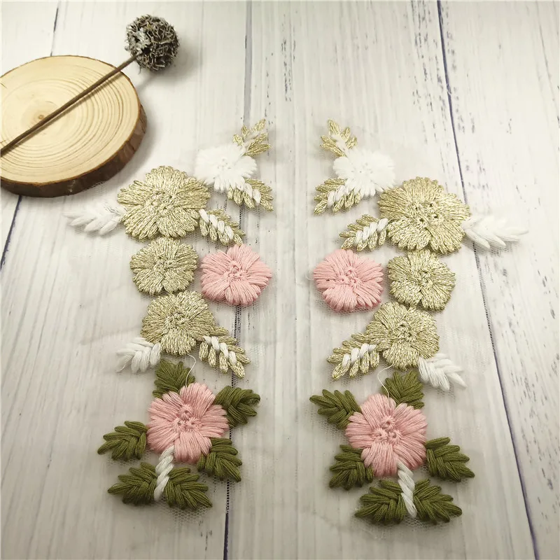 Embroidery Sew on Knitting Flower Patch (8)