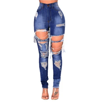 2018 HOT SALE women fashion Jeans Women mid Waist Skinny Pencil Blue Denim Pants women ripped hole washed cotton Jeans woman
2018 HOT SALE women fashion Jeans Women mid Waist Skinny Pencil Blue Denim Pants women ripped hole washed cotton Jeans woman