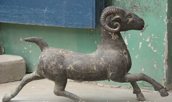 wholesale factory 26" Chinese Bronze Running Zodiac Year Sheep Goat Run Statue Sculpture Figure
wholesale factory 26" Chinese Bronze Running Zodiac Year Sheep Goat Run Statue Sculpture Figure